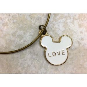 Gold/White Disney Mickey Mouse Bracelet NEW